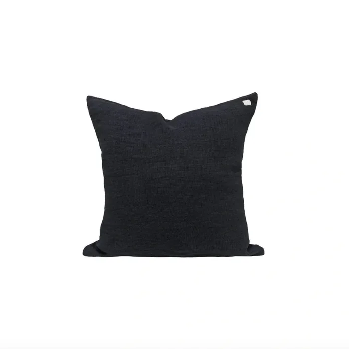 Coussin « Cross » lin – Eclipse