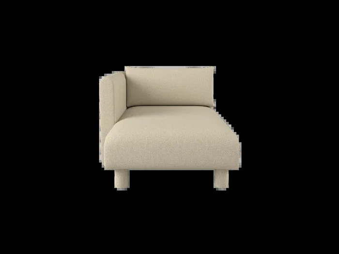 Dase Sofa Chaise Longue Left – Grain – Cashmere