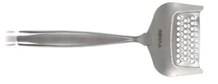Disque de fromage Monaco + en acier inoxydable en argent 290x80x15 mm