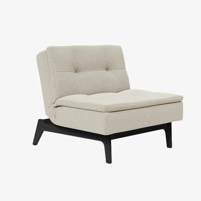 DUBLEXO – Fauteuil pieds chêne noir