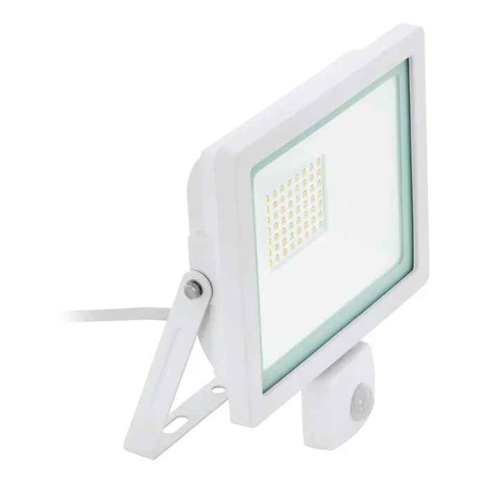 Eglo 64874 – Projecteur avec détecteur FILETTI LED/10W/230V 3000K IP44 blanc
