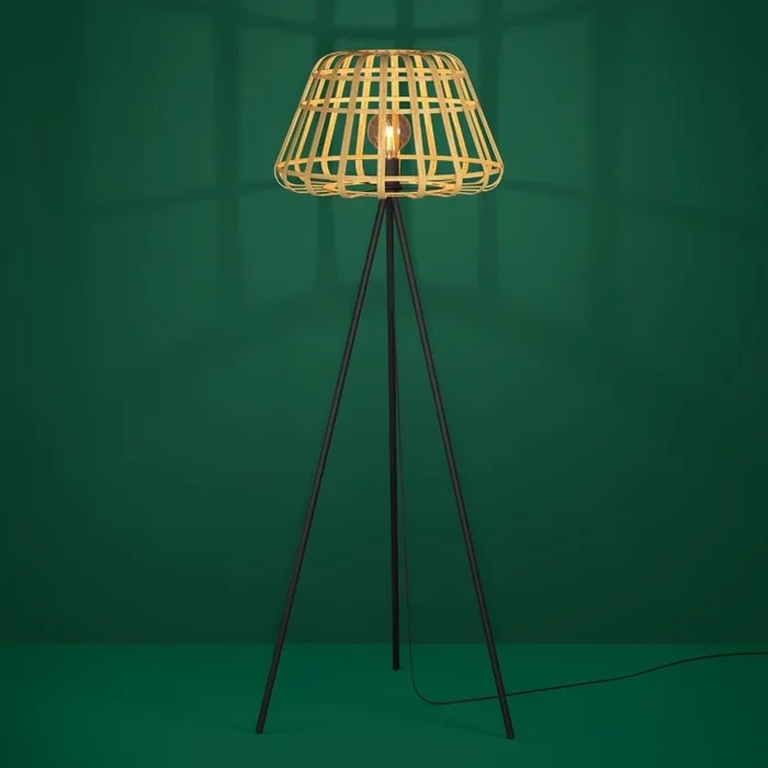 Eglo – Lampadaire 1xE27/40W/230V bambou
