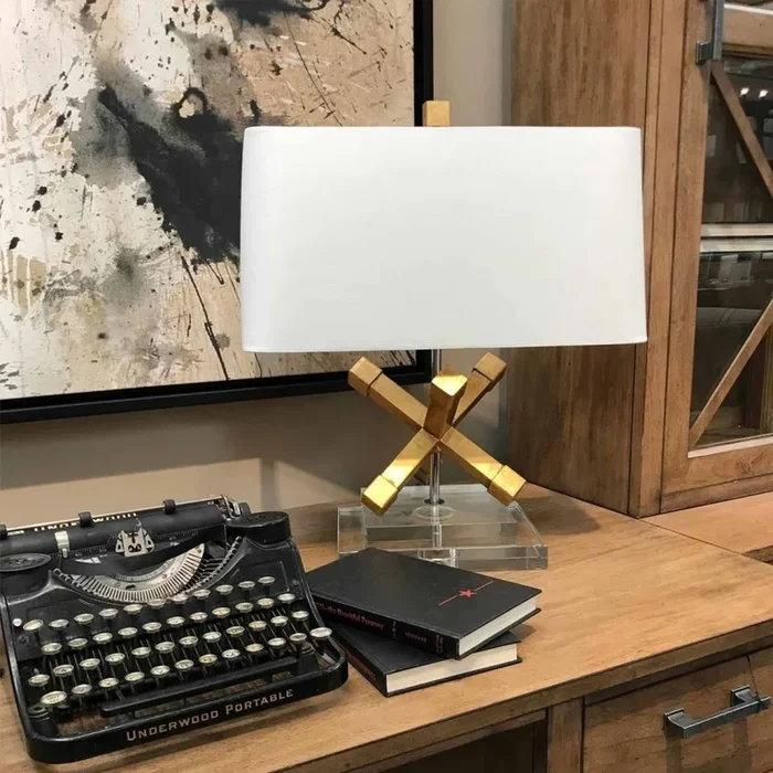 Elstead – Lampe de table JACKSON SQUARE 1xE27/60W/230V