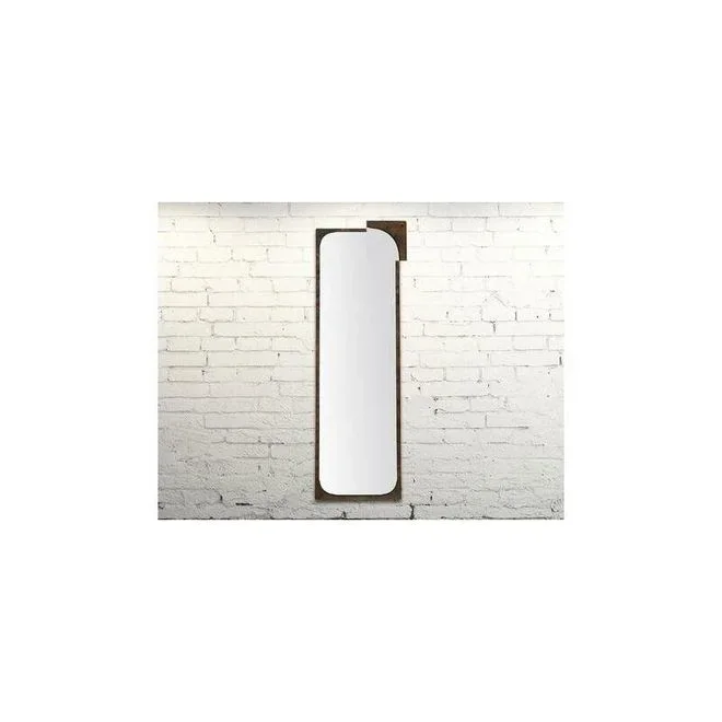 Emde – Miroir industriel rectangulaire avec rivets 40x140cm