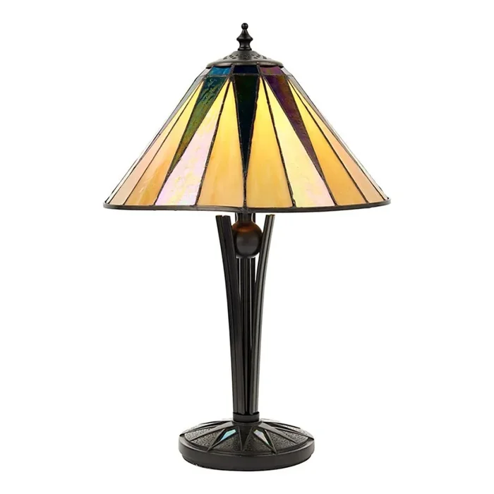 Endon 70367 – Lampe de table Tiffany DARK STAR 1xE14/40W/230V Ø 30 cm