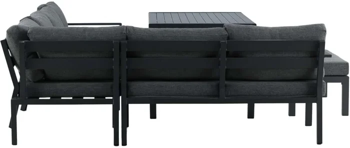 Ensemble canapé d&rsquo;angle Ramos pour extérieur 140 cm