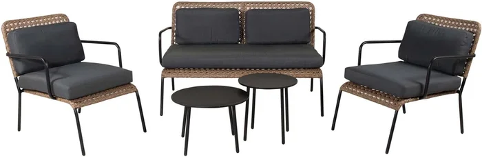 Ensemble canapé d&rsquo;extérieur Paola ⌀50cm