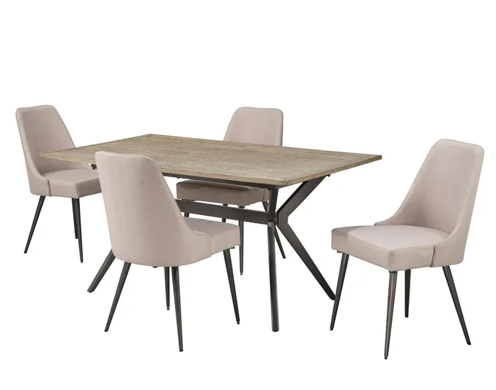 ENSEMBLE DE REPAS 5 PIÈCES – BEIGE ( Meuble Mtl )