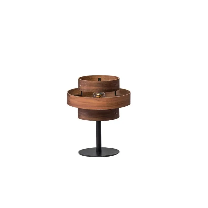 ETH Walnut – lampe de table – Ø 31 x 38 cm – brun
