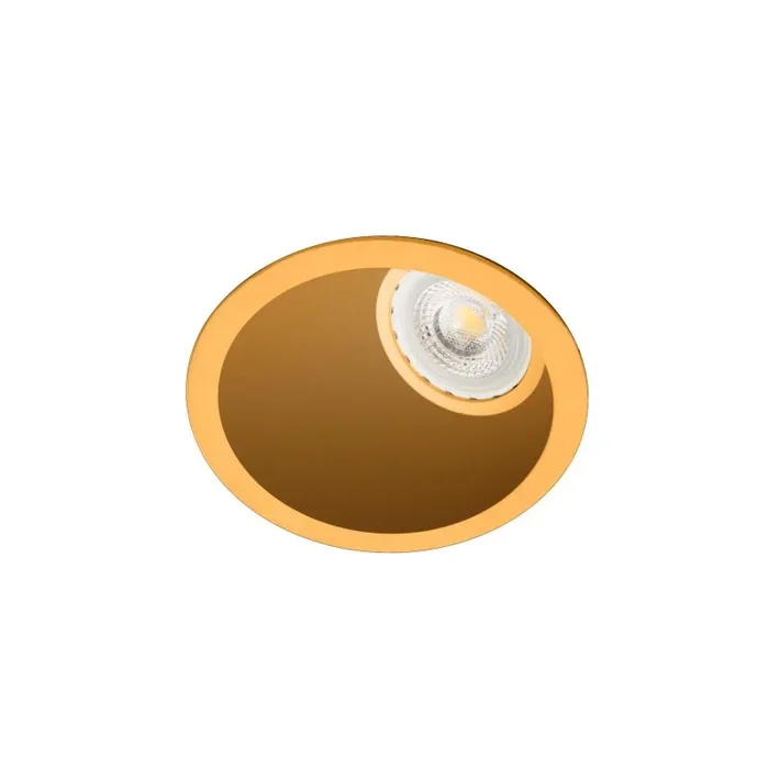 Faro Fresh Wall Washer – spot encastré – Ø 90 mm, Ø 83 mm encastrable – or