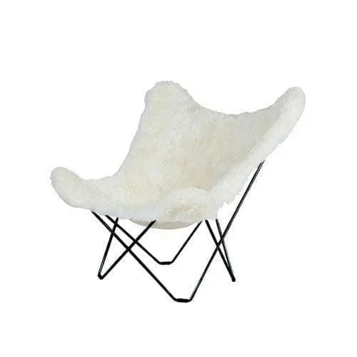 Fauteuil Butterfly ICELAND MARIPOSA Peau de mouton