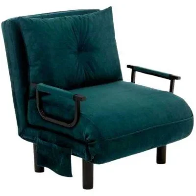 Fauteuil convertible Sento Single (Vert pétrole)