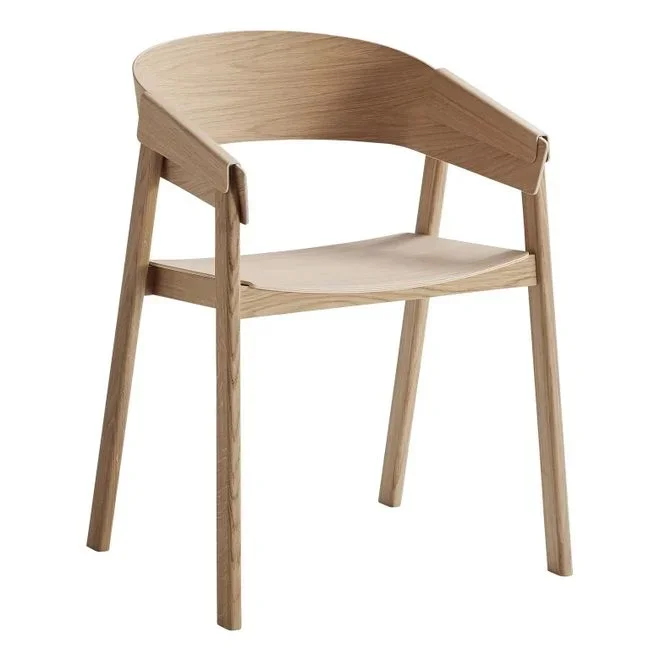 Fauteuil Cover Chêne Muuto