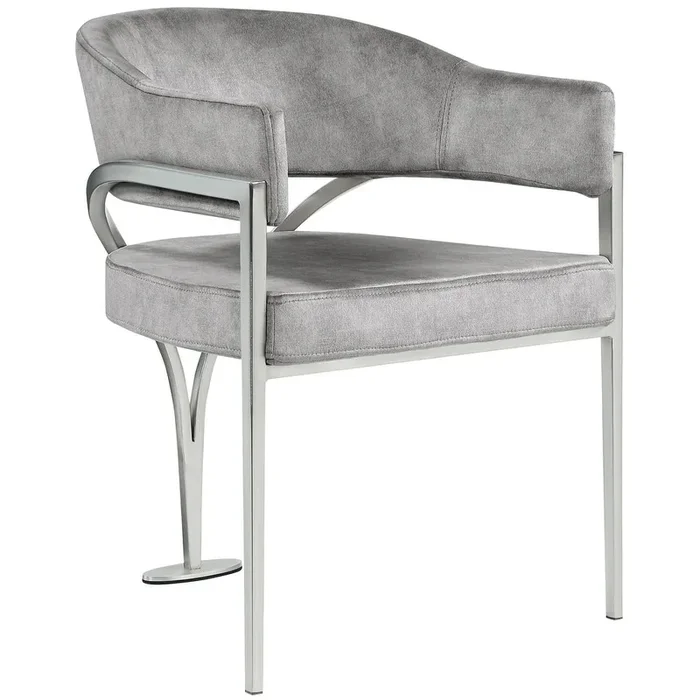 Fauteuil d’appoint Magnum argenté