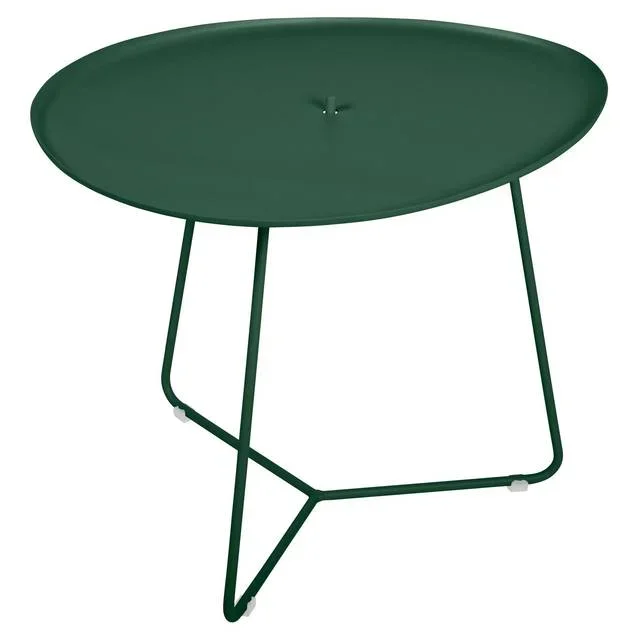 FERMOB Table Basse Plateau Amovible Cocotte en Acier et Aluminium – Cèdre