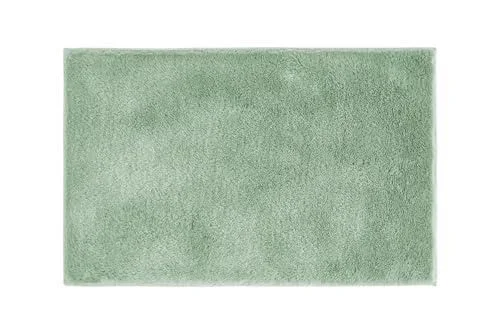 Florida – Tapis de Bain antidérapant – Doux et Moelleux – Antidérapant – Lavable – 60 x 100 cm – Sauge