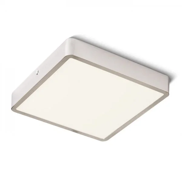 Flush mount lamp RENDL HUE 1 x LED 24W 3000K matt nickel