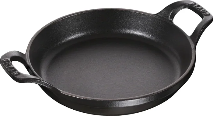 Forme de course 16 cm, ronde, noir, fonte