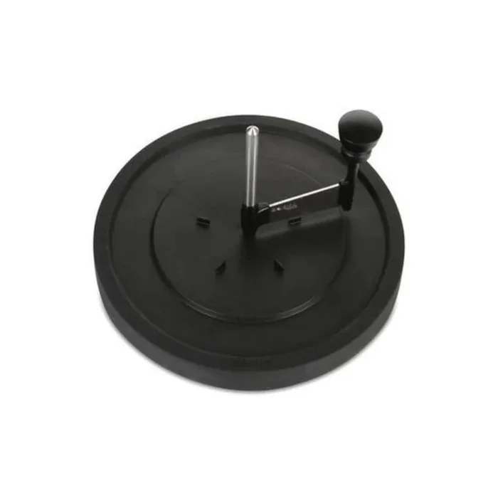 Fromage ferraille milano en acier inoxydable noir plastique