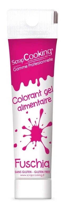 Gel de coloration alimentaire fuchsia 20g