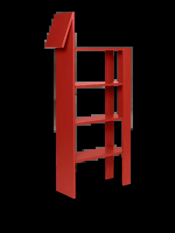 Giraffe Bookcase – Poppy Red