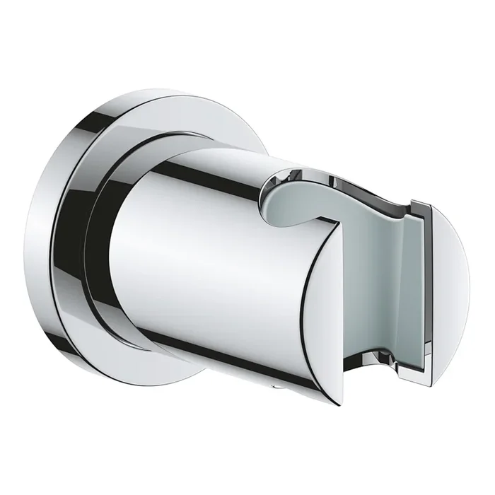GROHE 27074000 – Support mural de douche RAINSHOWER avec rosace ronde, chrome brillant