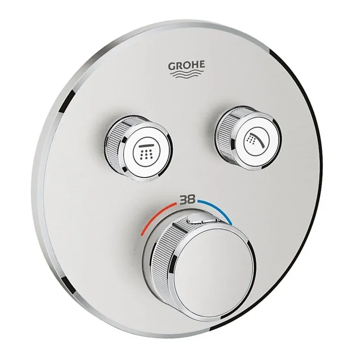 GROHE 29119DC0 – Mitigeur thermostatique GROHTHERM SMARTCONTROL en acier inoxydable