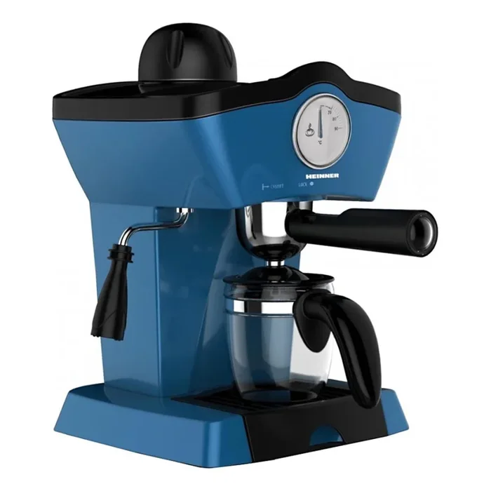 Heinner HEM-200BL – Machine à expresso à levier 800W/230V bleue