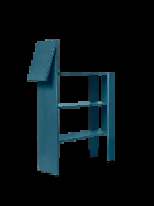 Horse Bookcase – Dark Blue