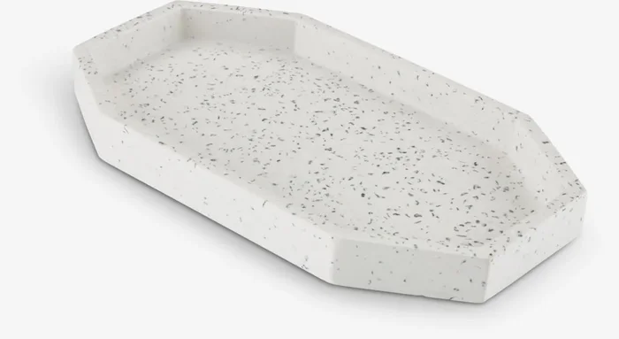 JESPERPlateau décoratif JESPER l14xL25cm blanc