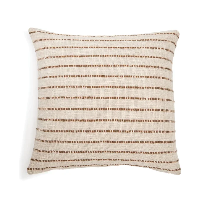Jojo 20″ x 20″ Pillow With Insert – Ivory / Walnut | shipping 26/3/2003