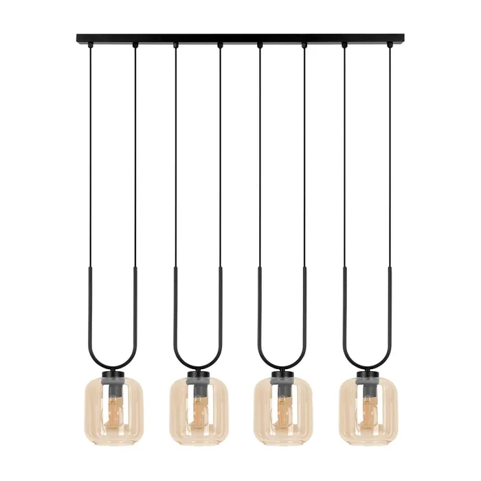 Kaja Coni 4L linear suspension pendant lamp E27 H 100.0cm