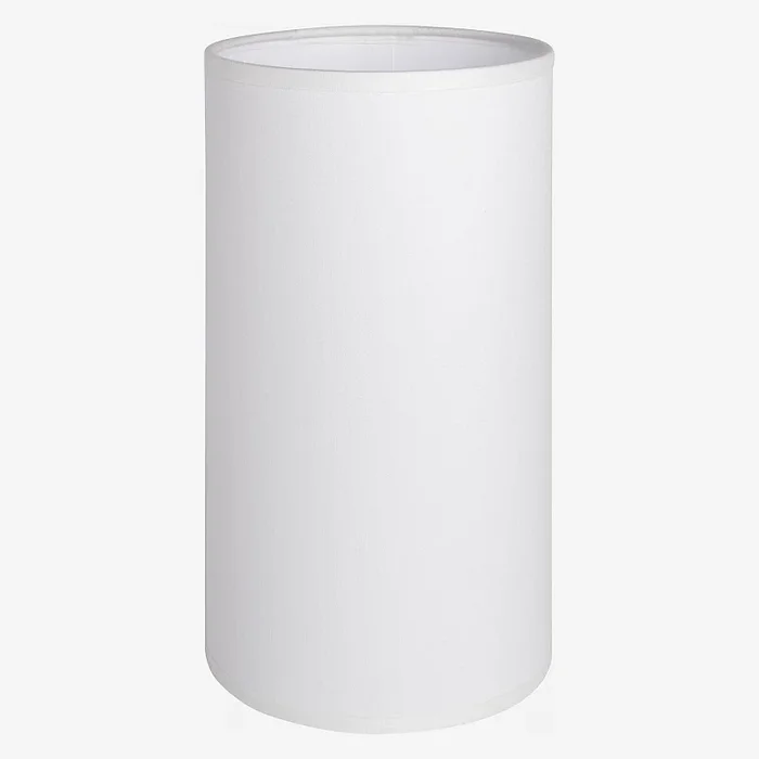 Kap – Abat-jour en coton – 12 x 22,5 cm – Blanc