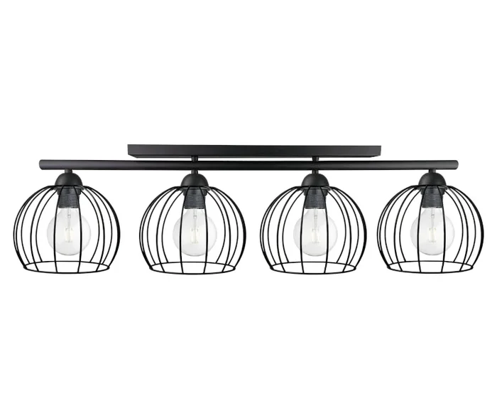 Keter Lighting Bacca 4L monorail ceiling lamp E27 H 23.0cm