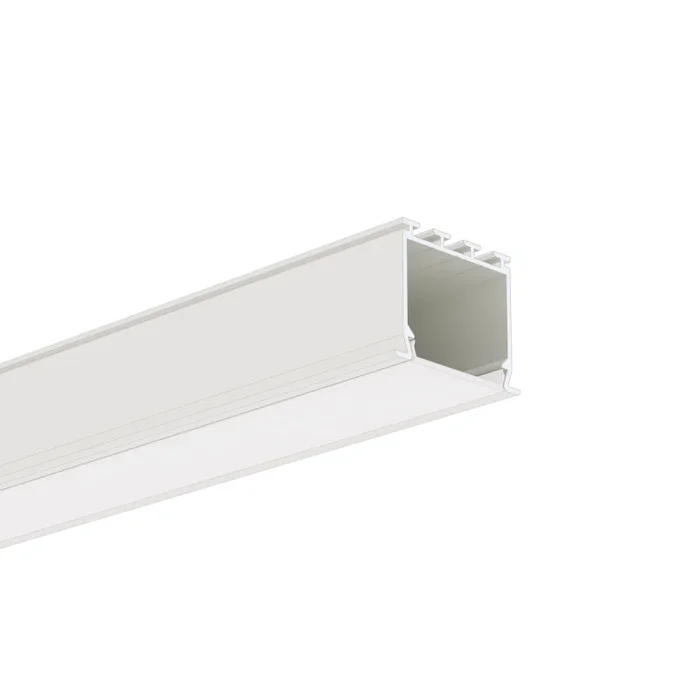 Klus Lokom – profilé LED encastré – 3,02 x 2,45 cm – blanc