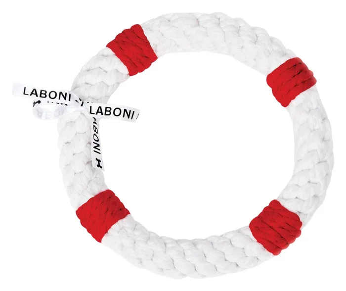LABONI Jouet Rita bouée de sauvetage coton 18x18x3 cm