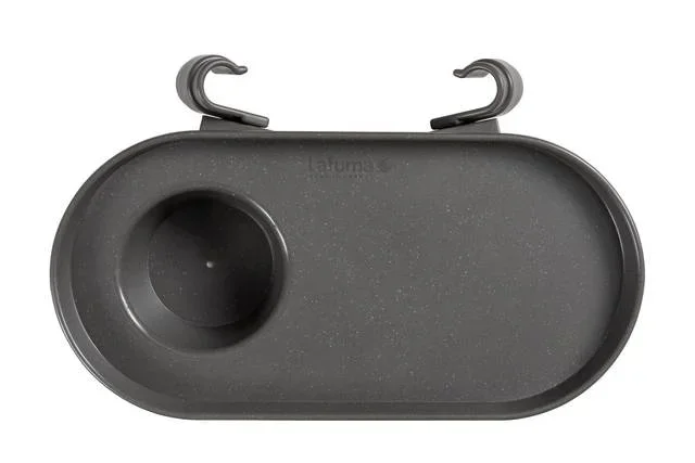 LAFUMA Tablette Porte Gobelet Recyclée Pour Fauteuil Relax – Titane