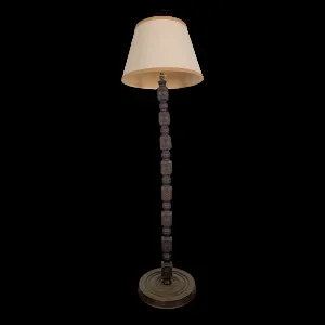 Lampadaire brutaliste DLG Dudouyt