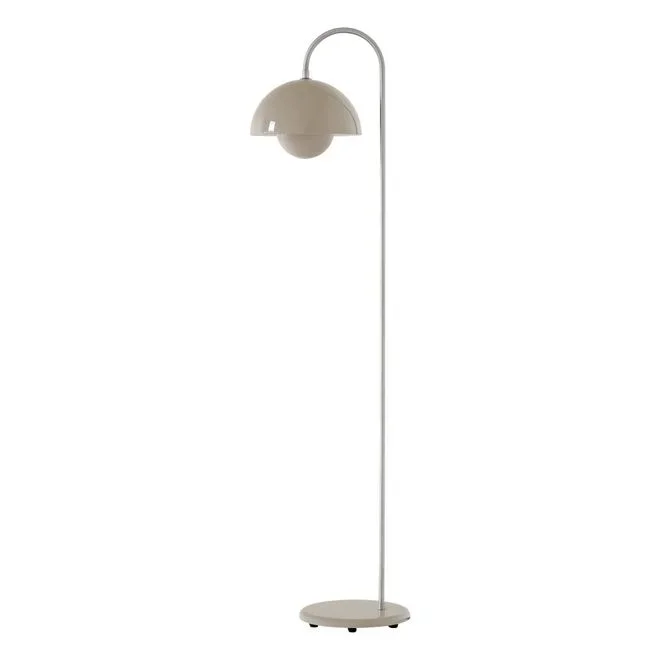 Lampadaire Flowerpot VP12, Verner Panton & Tradition Gris