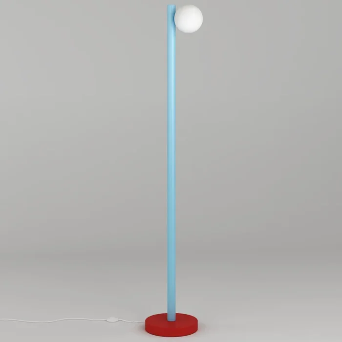 Lampadaire TUBE WITH GLOBES