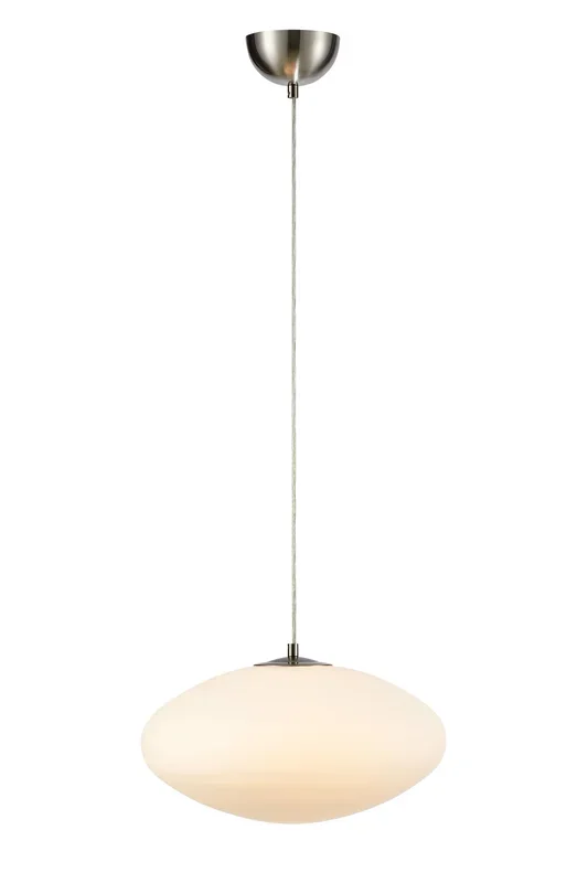 Lampadario LOCUS 1L Bianco/Acciaio