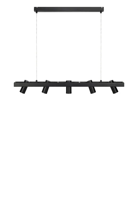 Lampadario TORINO 5L Nero