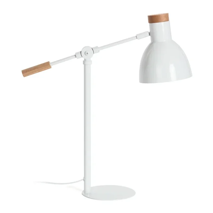 Lampe à poser Tescarle, blanche
