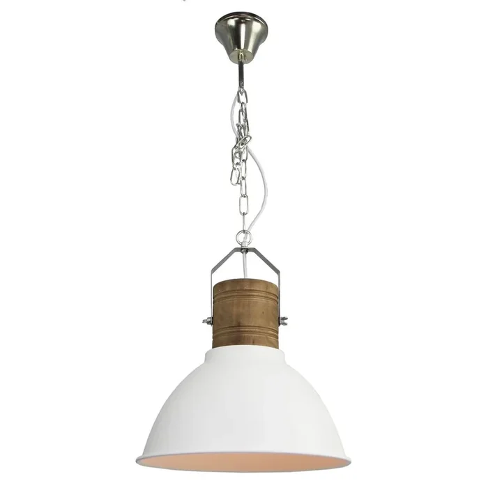 Lampe à suspension DUNCAN 1L, acier galvanisé, E27