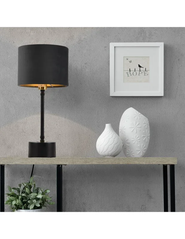 Lampe de bureau métal flanelle 39 cm