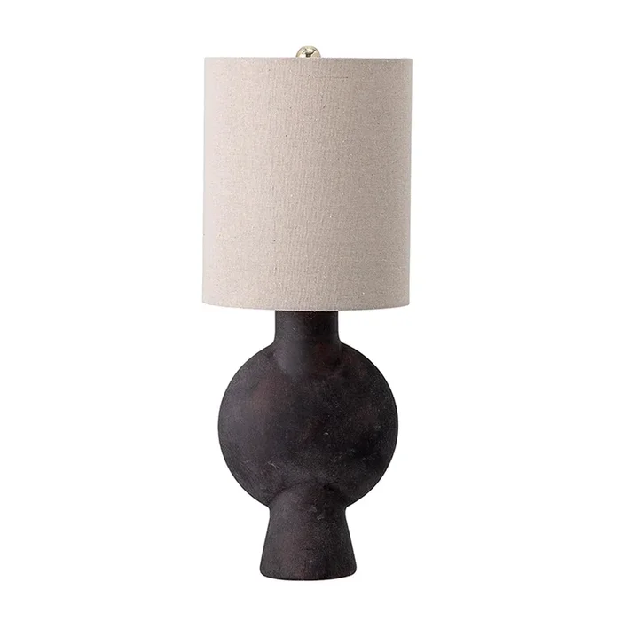 Lampe de table Sergio, Braun, Terrakottun