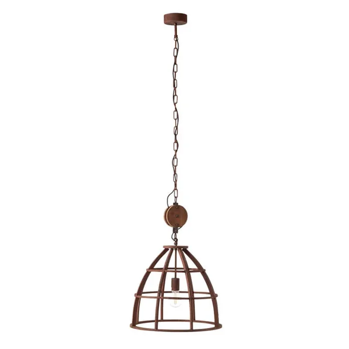 Lampe Pendentif Matrix Ø 47 Cm Couleur Rouille