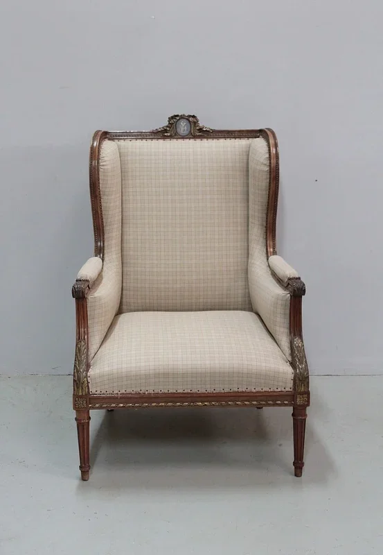 Large bergère louis XVI – XIXe