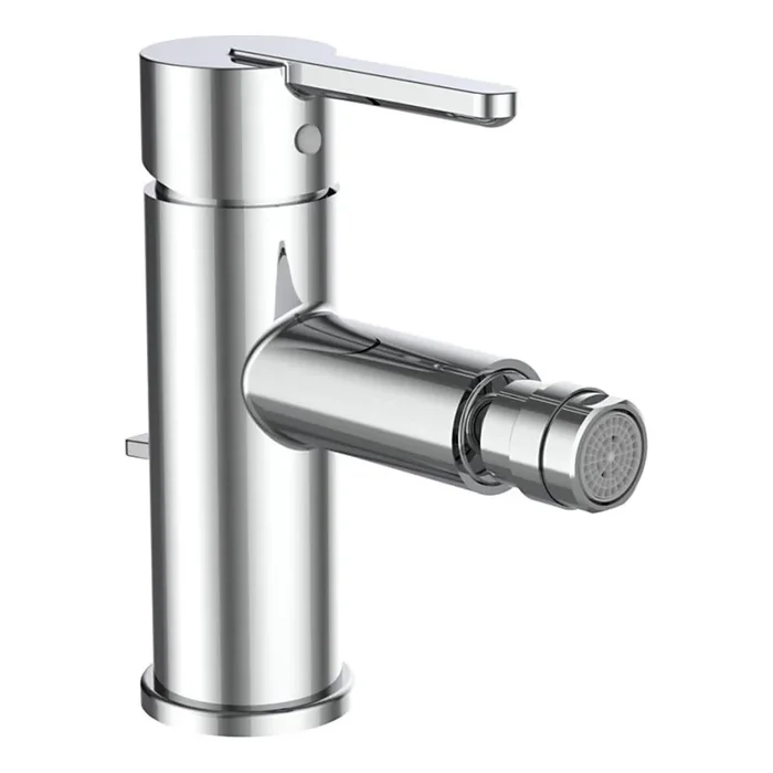 LAUFEN H3410810041141 – Robinet de bidet avec vidage et trop-plein LUA chrome brillant