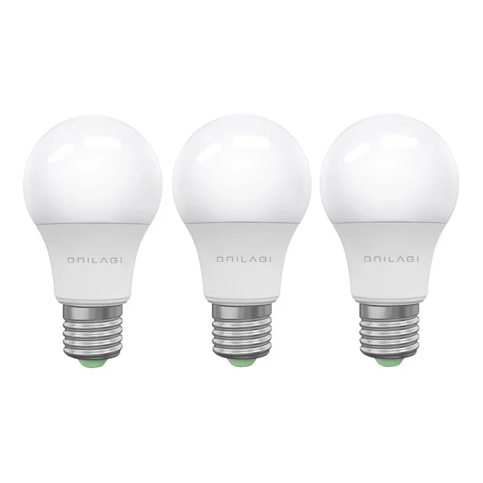 LOT 3x Ampoule LED ECOLINE A60 E27/15W/230V 4000K – Brilagi